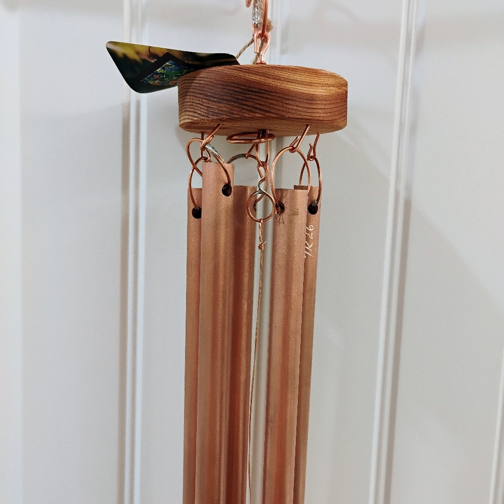 Copper Wind Chime Hanging Decor - Picture 2 of 10